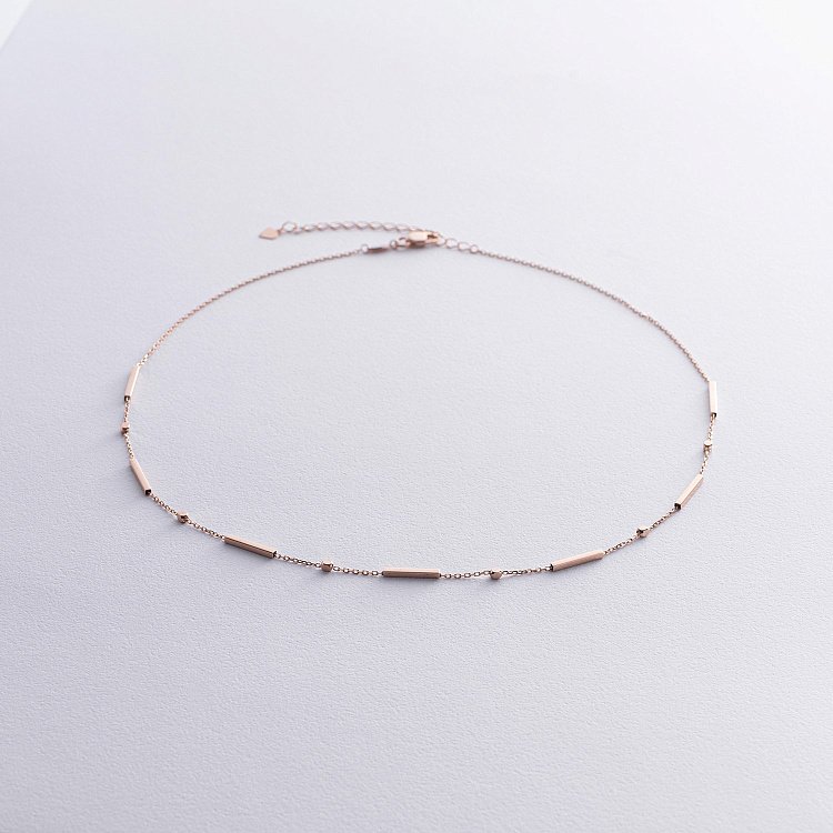 Кольє - ланцюжок у червоному золоті кол02464 від ювелірного магазину Онікс - 2