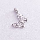 ﻿Срібний кулон "Метелик" 132821 от ювелирного магазина Оникс