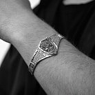 Серебряный браслет "Георгий Победоносец" 030 от ювелирного магазина Оникс - 1