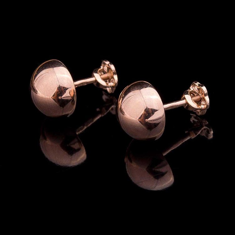 Золоті сережки-пусети с01571 від ювелірного магазину Онікс - 2