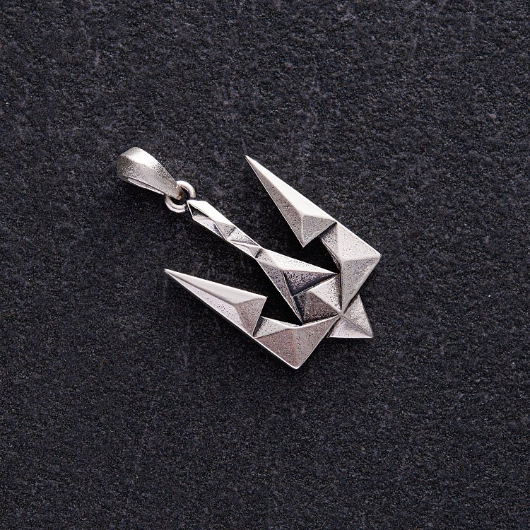 Кулон "Герб України - Тризуб" у сріблі 133154 від ювелірного магазину Онікс