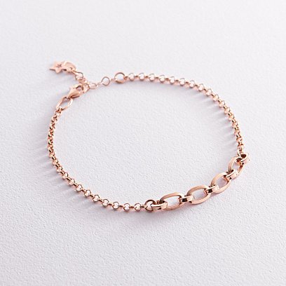 Золотий браслет "Ланцюжок" б05063