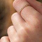Кольцо "Цепочка" в красном золоте к07156 от ювелирного магазина Оникс - 7