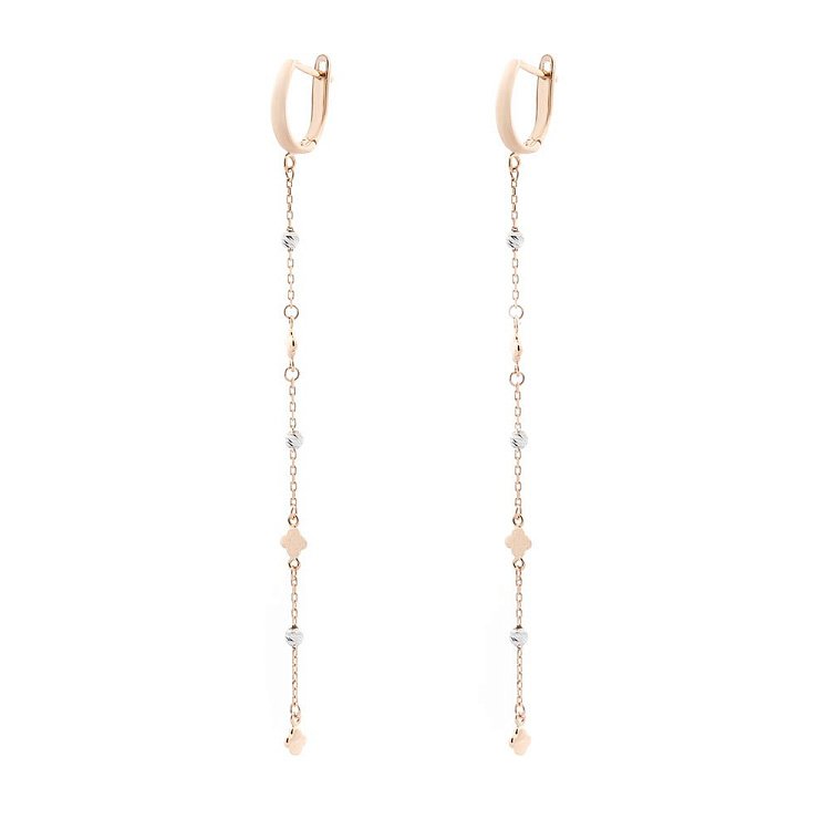 Золоті сережки "Конюшина" с05550 від ювелірного магазину Онікс - 1