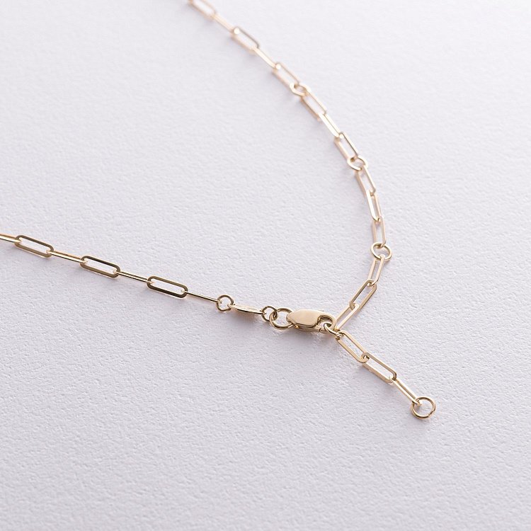 Колье "Ванесса" mini в желтом золоте кол02380 от ювелирного магазина Оникс - 7