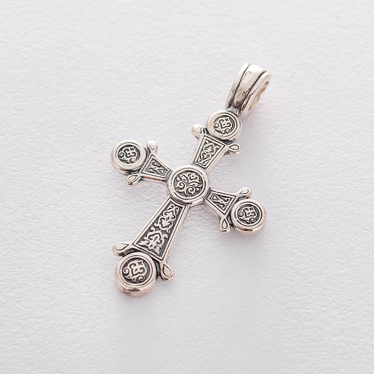 Православний хрест "Хризма" (чорніння) 13536 від ювелірного магазину Онікс - 4