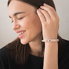 Золотой браслет с фианитами б02238 от ювелирного магазина Оникс