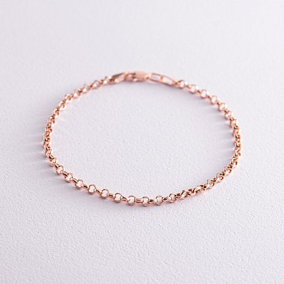 Золотой браслет плетение Якорное б03743