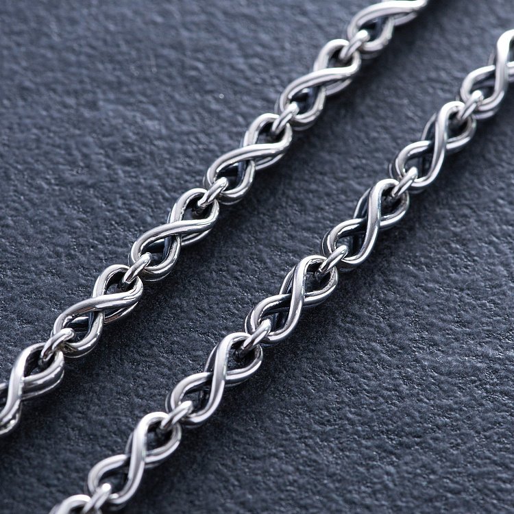 Чоловічий срібний ланцюжок "Нескінченність" 15158 від ювелірного магазину Онікс - 2