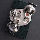 Срібна фігура ручної роботи "Чаювання" 23169 от ювелирного магазина Оникс - 4