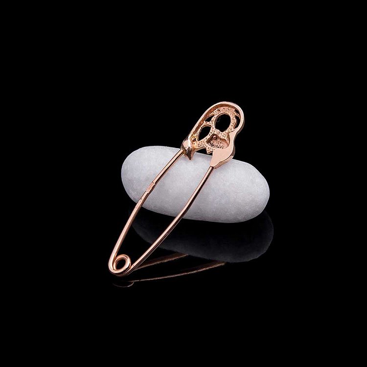 Булавка "Дельфін" з фіанітом зак00112 від ювелірного магазину Онікс - 1