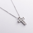 Золоте кольє "Хрестик" з діамантами колб0202mi от ювелирного магазина Оникс - 2