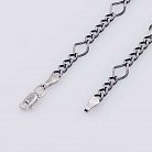 Срібний чорнений ланцюжок плетіння Нонна 5 + 1 12593 от ювелирного магазина Оникс - 1