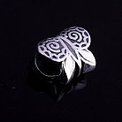 Срібний шарм "Метелик" (срібло, чорніння) 131948 от ювелирного магазина Оникс