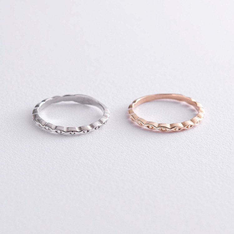 Кольцо в красном золоте к06600 от ювелирного магазина Оникс - 3