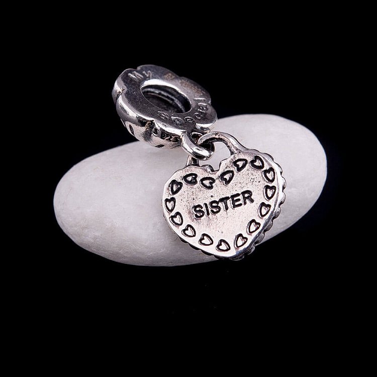 Серебряный шарм "Сердечко" 132093 - 1 Серебряный шарм "Сердечко" 132093 от ювелирного магазина Оникс - 1