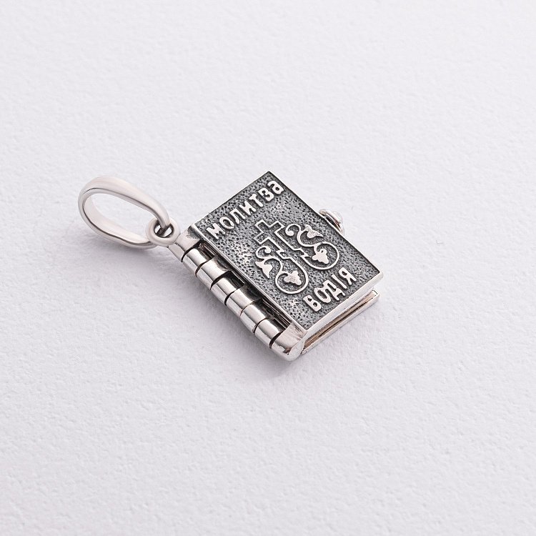 Серебряный кулон "Молитва водителя" 132876 от ювелирного магазина Оникс