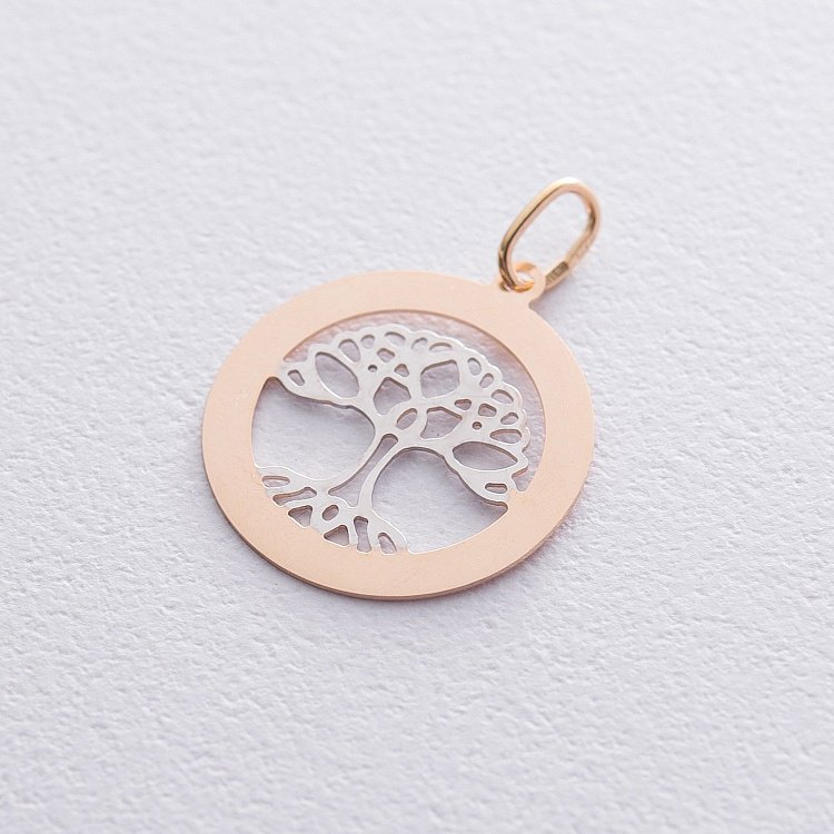 Золотой кулон "Древо жизни" п03404 Золотой кулон "Древо жизни" п03404 от ювелирного магазина Оникс