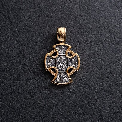 Православний хрест "Господь Вседержитель. Ангел Хранитель" 131679 №5