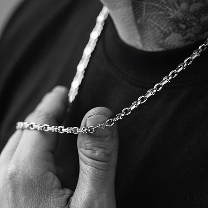 Мужская золотая цепочка ц00544 №4