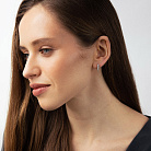 Золоті сережки з діамантами 22878аг от ювелирного магазина Оникс - 1