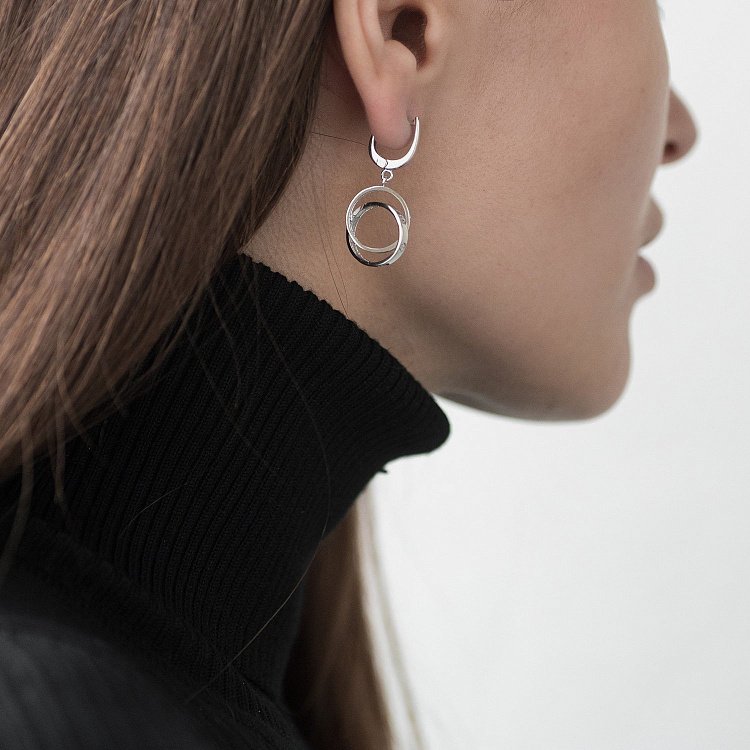 Золоті сережки Кола с06510 від ювелірного магазину Онікс - 2