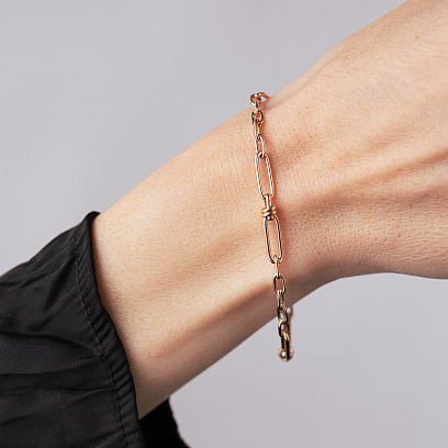 Золотой браслет "Цепочка" б05833 №6