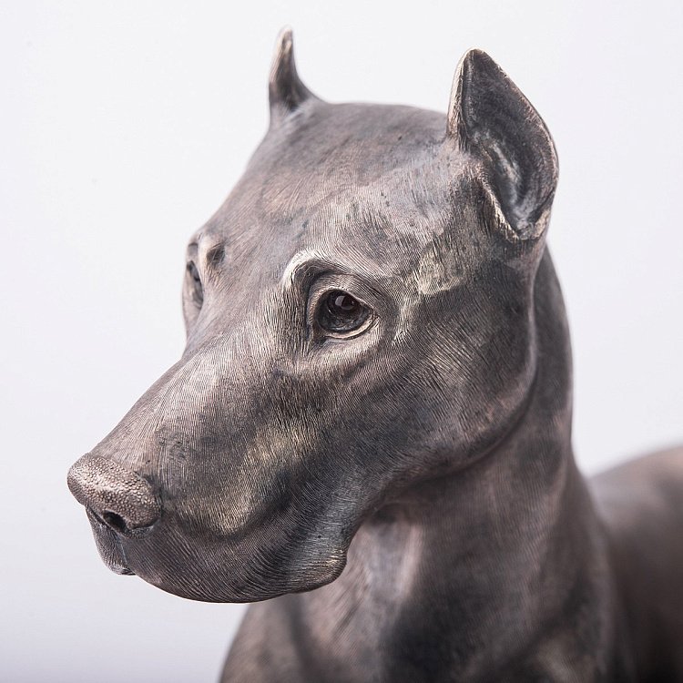 Срібна фігура ручної роботи "Друг людини" сер00030 від ювелірного магазину Онікс - 4