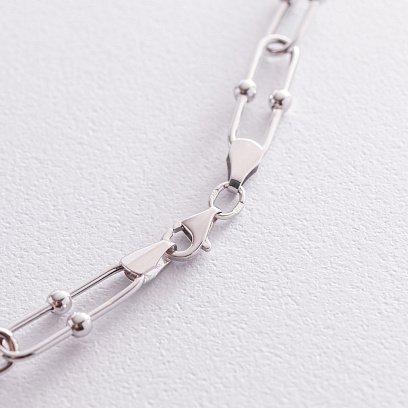 Колье "Фантазия" в белом золоте кол01914 №5