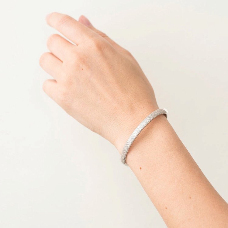 Золотий браслет з фіанітами б03369 від ювелірного магазину Онікс - 4