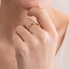 Помолвочное золотое кольцо с бриллиантом 220691121 от ювелирного магазина Оникс - 4