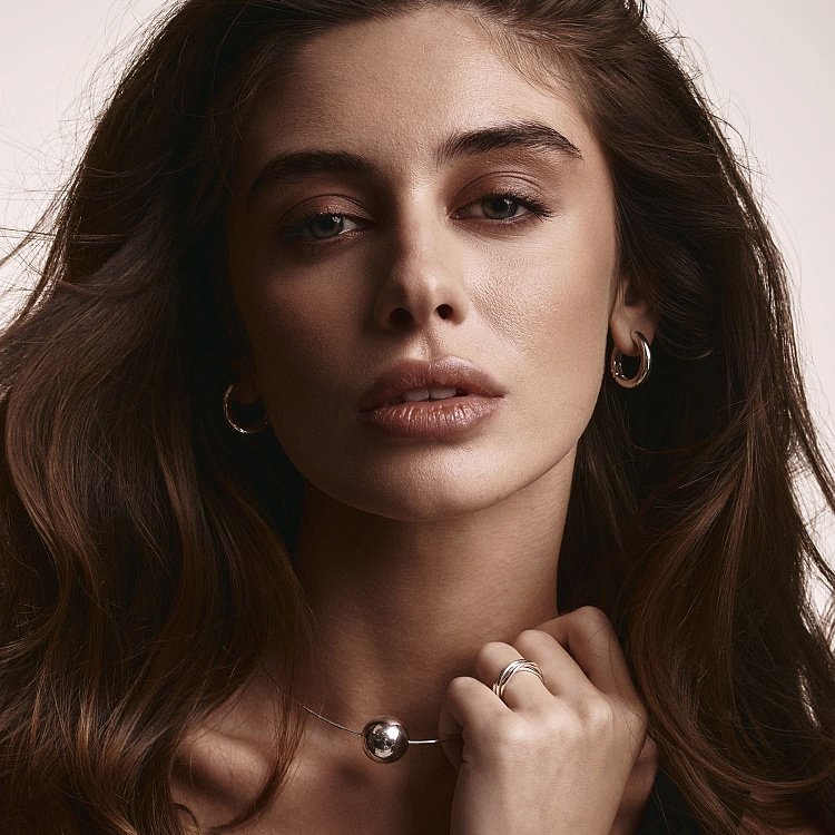 Серебряное колье с шариком 18056 от ювелирного магазина Оникс - 8