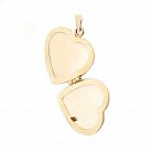 Золотий кулон "Сердечко" для фотографії п02402 от ювелирного магазина Оникс - 1