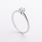 Заручальна золота каблучка з діамантом кб0694м от ювелирного магазина Оникс