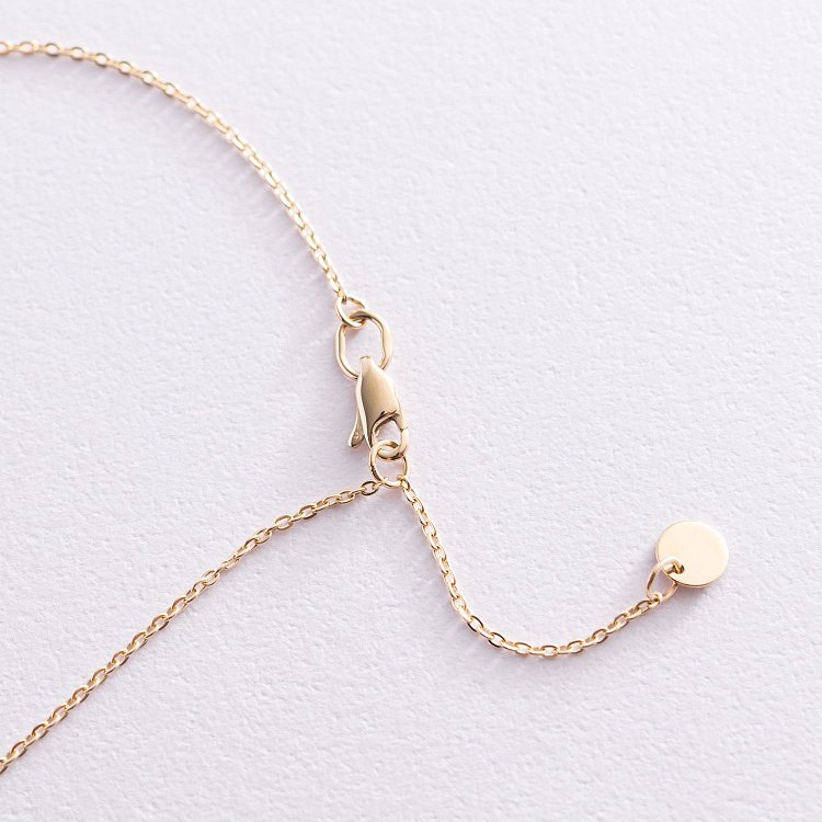 Кольє "Монетки" в жовтому золоті 860252М від ювелірного магазину Онікс - 4