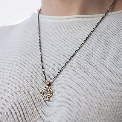 Православный крест "Господь Вседержитель. Ангел Хранитель" 131679 №6