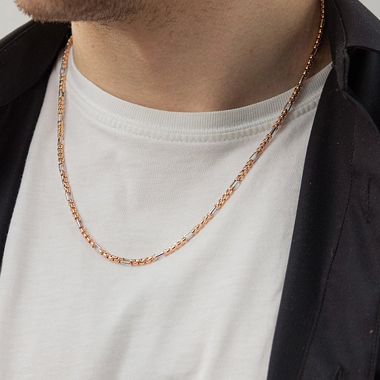 Чоловічий золотий ланцюжок ц00500 від ювелірного магазину Онікс - 1