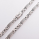 Мужская серебряная цепочка 1823 от ювелирного магазина Оникс - 3