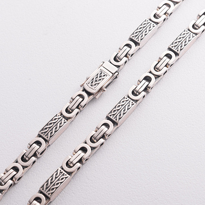 Мужская серебряная цепочка 1823 №4