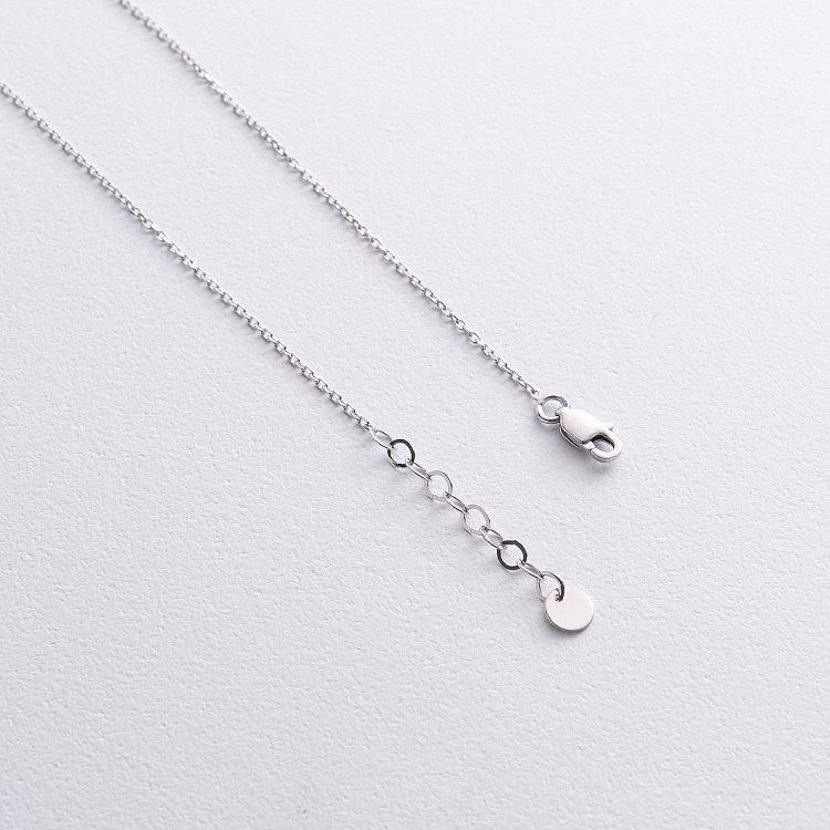 Колье "Монетки" в белом золоте (7 шт) кол02559 от ювелирного магазина Оникс - 3