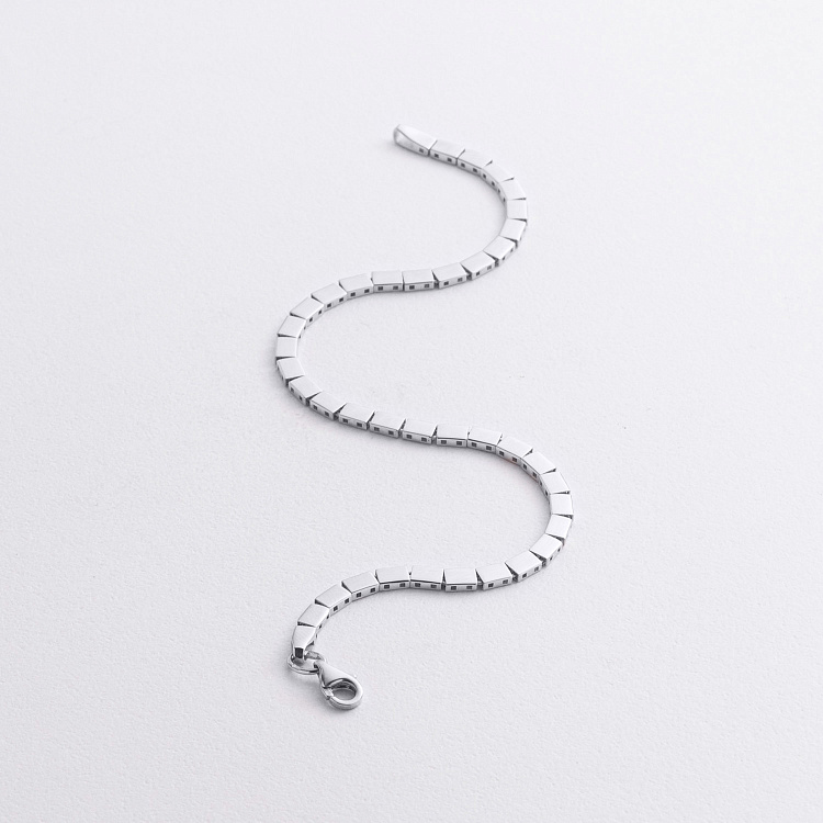 Браслет "Aria" в белом золоте б05709 - 3 Браслет "Aria" в белом золоте б05709 от ювелирного магазина Оникс - 3