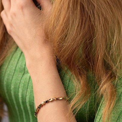 Браслет "Celeste" в желтом золоте б05471 №4