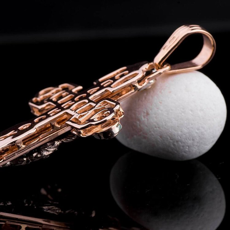 Православний хрест 270072Е від ювелірного магазину Онікс - 2