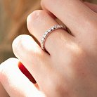 Золотое кольцо с дорожкой камней (бриллианты) кб0454ca от ювелирного магазина Оникс - 4