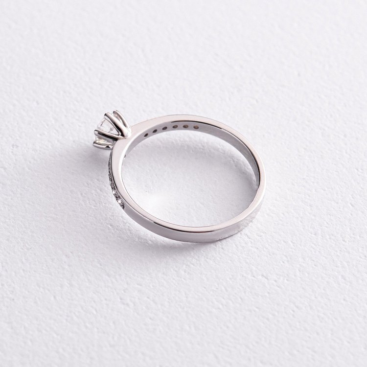 Помолвочное золотое кольцо с бриллиантами 28791121 от ювелирного магазина Оникс - 3