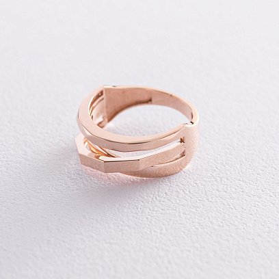 Кольцо из красного золота к06281