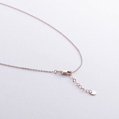 Кольє з пластиною для гравіювання (червоне золото) кол01368 №5