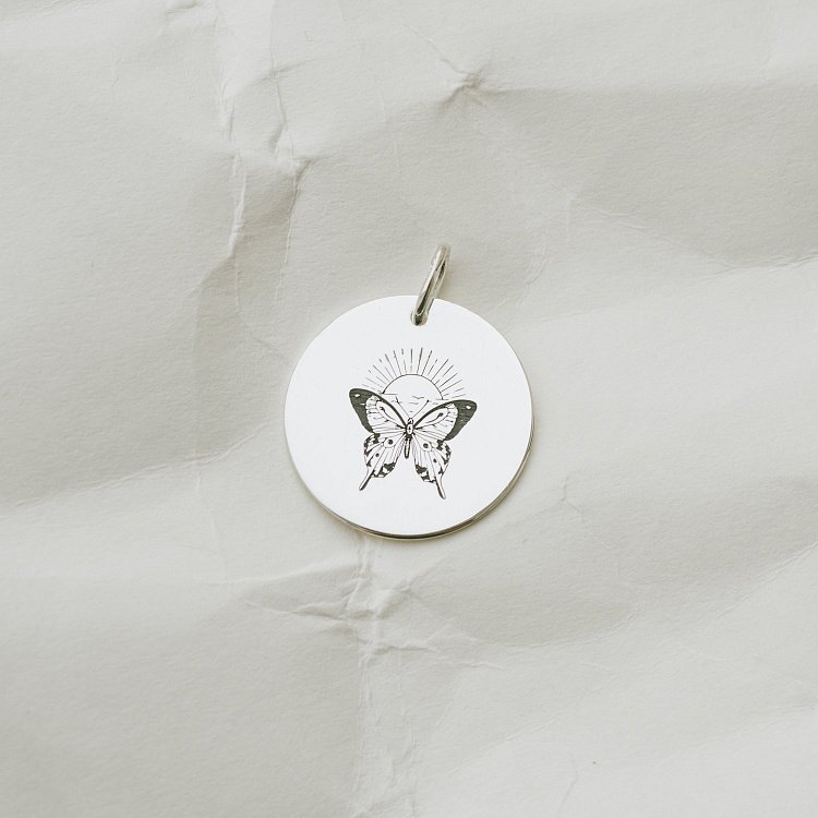 Кулон "Метелик" (2.1 см) 133090баб від ювелірного магазину Онікс - 5