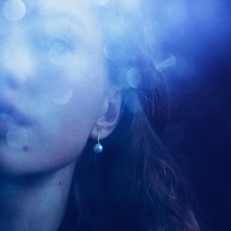 Золотые серьги "Изящность" (жемчуг) с07325 от ювелирного магазина Оникс - 5