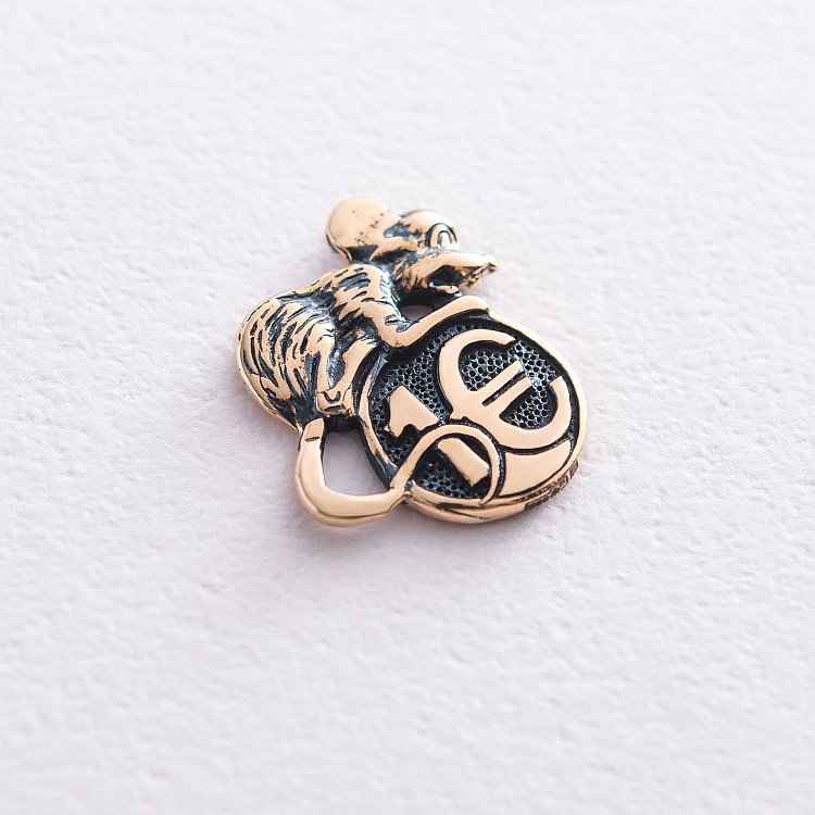 Сувенір "Гаманцева миша" (червоне золото) сув00013 від ювелірного магазину Онікс